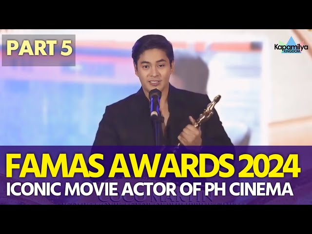 FAMAS Awards 2024 | Iconic Movie Actor of Philippine Cinema winners class=