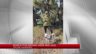 Search underway for missing hiker and dog