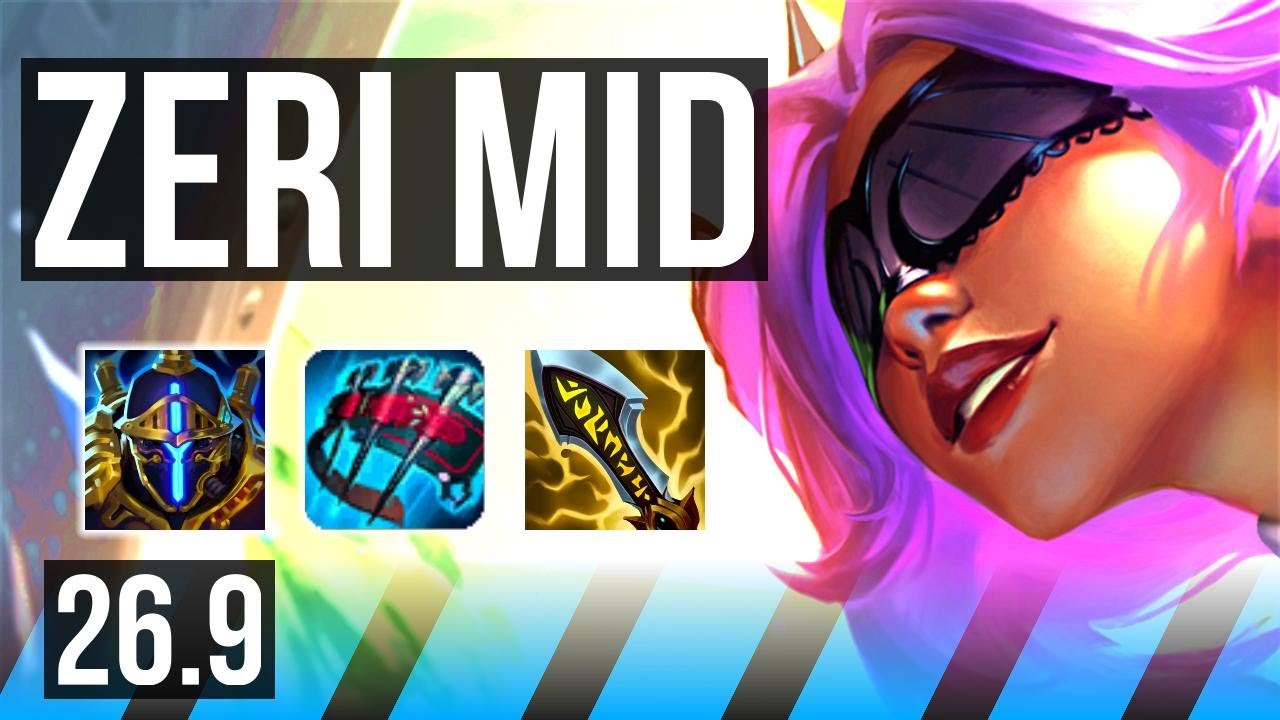 ZERI vs YONE (MID) | 9k gold comeback, 55K damage | KR Challenger