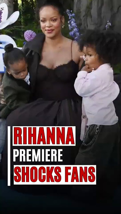 Rihanna’s Shocking Smurfs Premiere Moment With Her Kids #enews #entertainmenttonight