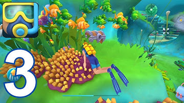 Aquatica -- underwater Adventure - gameplay walkthrough | Part 3 - Treasure (iOS, Android)