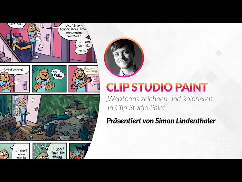 Webinar Deutsch – Webtoons zeichnen und kolorieren in Clip Studio Paint mit Simon Lindenthaler