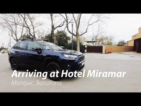 Secret Spots of Barcelona: Hotel Miramar, Montjuic and The Cactus Gardens, 4K Drone Footage