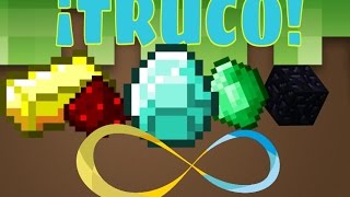 TRUCO MINECRAFT; DIAMANTES, ESMERALDAS,ORO..INFINITOS (PlayStation 4) Funciona 100%!