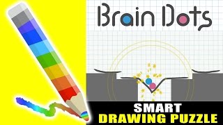 Brain Dots - Draw and Solve : Smart Puzzle Game to Train Your Brain (Level 1-12 ios Gameplay) screenshot 1