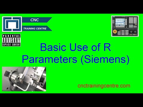 How To Use R Values On A siemens CNC Control