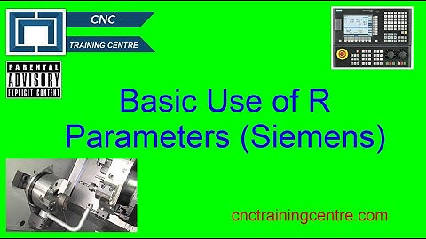 How To Use R Values On A siemens CNC Control