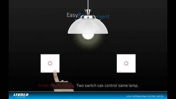 LIVOLO - Two way Synchronization (Váltókapcsoló beállítása)
