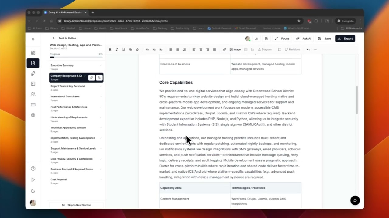 Craxy AI: Transforming How You Write Winning Proposals