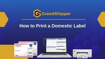 How to Print a Domestic Label with GrandShipper