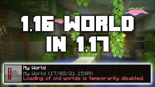Как играть в Minecraft 1.16 Worlds в версии 1.17 (снимок 21w06a - 21w14a) | Java-версия