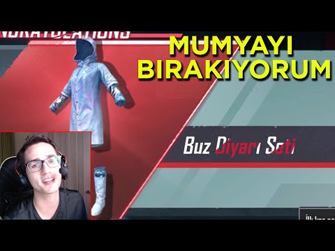 BUZ DİYARI SETİ VE YÜKSELTİLEBİLİR MG3 ÇIKARTTIM ! PUBG MOBILE