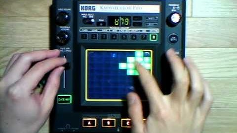 KORG Kaossilator PRO - Live Play - titled "Hold on, please" - No.15