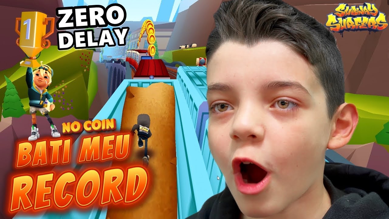 🛹️JOGUEI O SUBWAY SURFERS 𝗠𝗔𝗜𝗦 𝗟𝗘𝗩𝗘 DE TODOS & BATI MEU