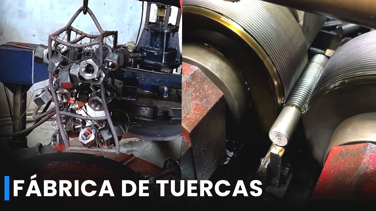 Fábrica de fabricación de pernos de tuerca hexagonal | Proceso de producción de tuercas y tornillos