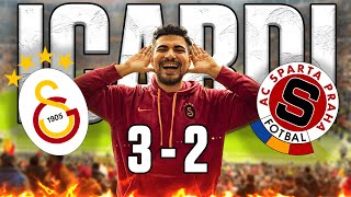 ICARDI SON DAKİKA ATIYOR STADYUM YIKILIYOR MÜKEMMEL ATMOSFER | Galatasaray 3-2 Sparta Prag