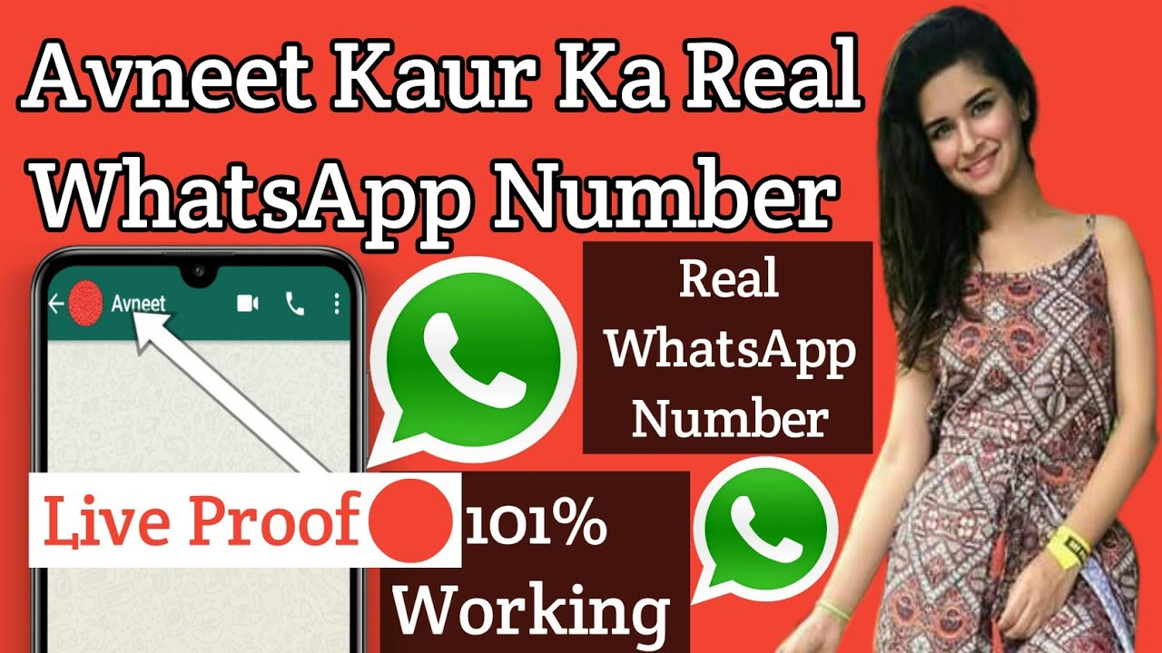Avneet Kaur Ka Real WhatsApp Number | Real WhatsApp Number ...