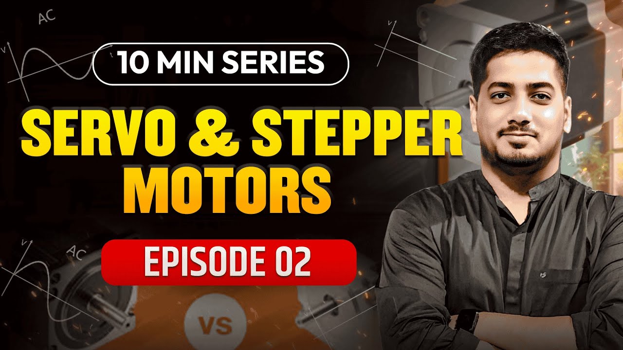 Servo Motor vs Stepper Motor | Difference Explained in 10 Minutes | Rishabh sir (A.E.) #rishabhsir