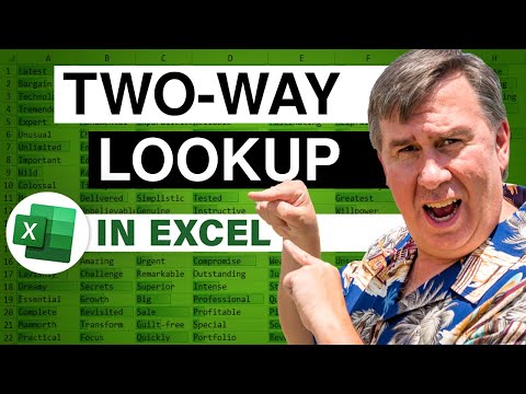Video: Hur använder du Lookup Wizard i Excel?