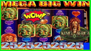 ★MEGA IN$ANE WIN!!!★25 SPIN BONUSES!!!★King of Africa Slot Machine screenshot 5