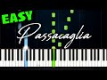Passacaglia (Handel/Halvorsen) - EASY Piano Tutorial