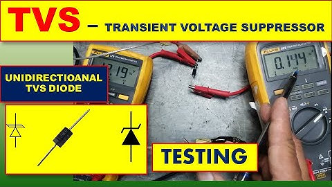 {486} TVS Diode Test, What is, & How To Test TVS Transient Voltage Suppressor, Transil or Thyrector