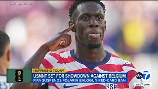 World Cup: U.S. to face Belgium amid red card ban controversy