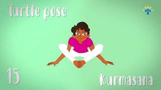 Seated Yoga Poses for Flexibility and Strength for Kids | Yoga for Children | Yoga Guppy