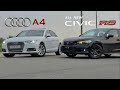 Audi A4 vs Civic 2022 RS Turbo | DRAG RACE