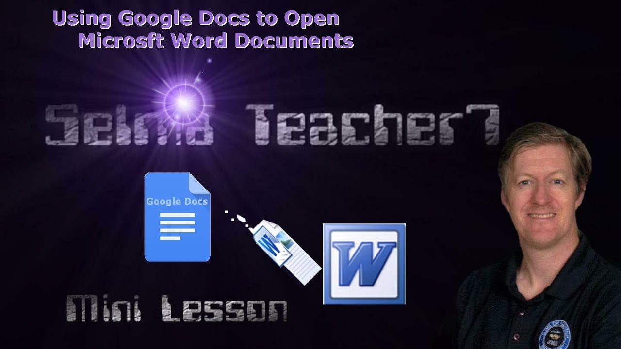 How to Open a Microsoft Word Document with Google Docs Mini Lesson ...