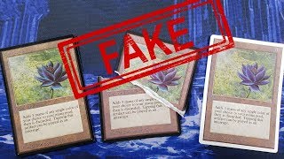 WHAT RIPPING A $15,000 BLACK LOTUS CAN TELL YOU! (BEWARE FAKES)