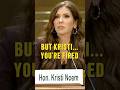 Kristi You're Fired - Donald Trump Brings Back The Apprentice #donaldtrump #kristinoem #shorts