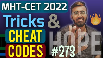 MHT-CET 2022: Tukka Tricks In Physics🔥🔥🔥| Tricks & Cheat Codes #273 #mhtcet #mhtcet2022