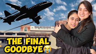 Amna ko Airport drop kiya 🥺 | Sb Emotional ho gye 😭