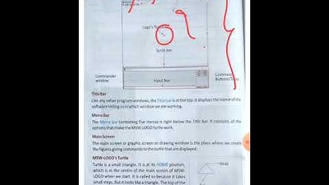 Class III computer  chapter 6 (Introduction to MSW logo) Video Part 1