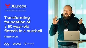 JEurope 2024: Sebastian Gos - Transforming foundation of a 60 year old fintech in a nutshell