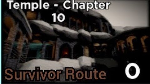 PIGGY: Book 2, Chapter 10, Temple. [SURVIVOR ROUTE] Solo Escape. (Mobile)
