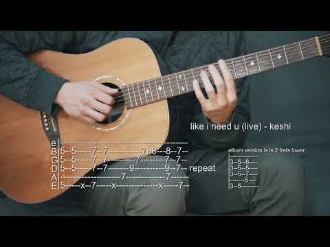 how-to-play-like-i-need-you---keshi---guitar-tabs