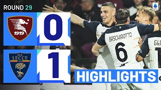 SALERNITANA-LECCE 0-1 | HIGHLIGHTS | Lecce snatch vital win in relegation struggle | Serie A 2023\/24