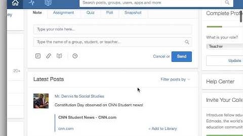 How do you turn in an assignment with your Edmodo Backpack.