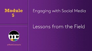 Module 5 - Lessons from the Field | Engaging with Social Media Net Worth