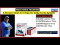 3 Steps to 4 Figures Daily Forex System