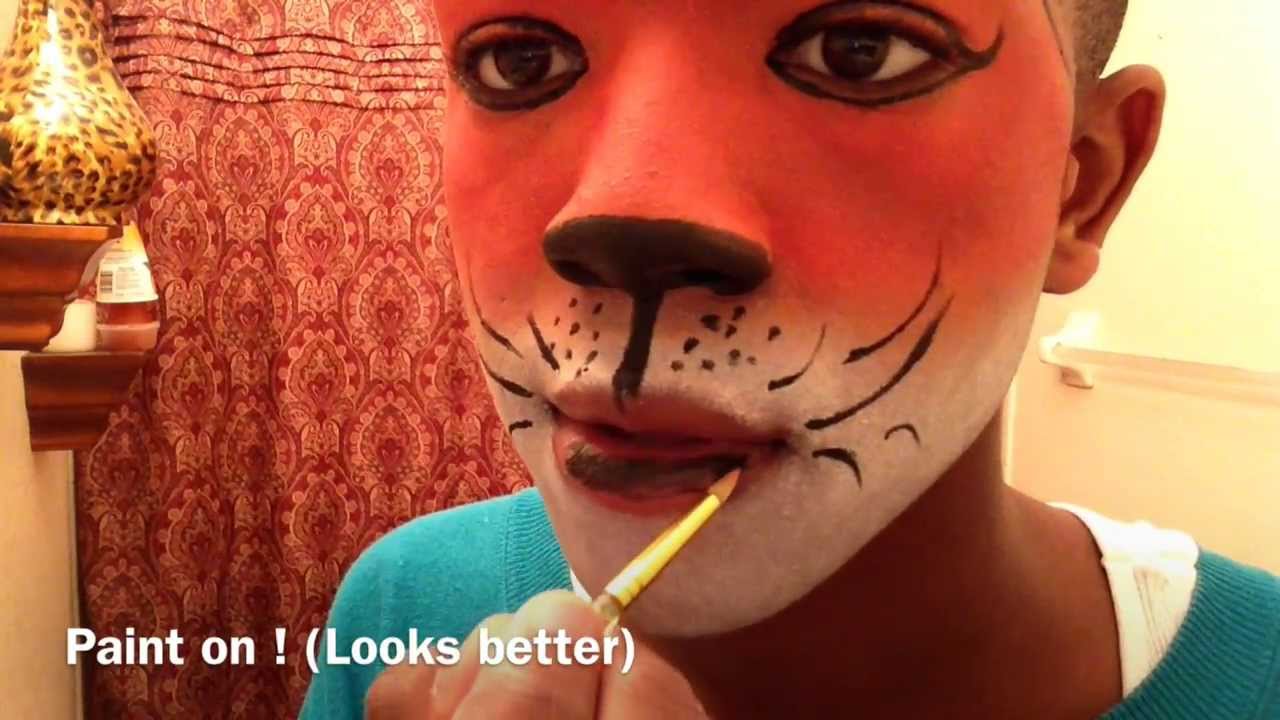 Fox Face Paint Tutorial Youtube Fox Face Paint Tutorial Youtube