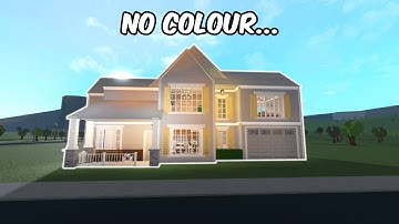 BUILDING A HOUSE IN BLOXBURG BUT I CAN