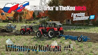 Farming Simulator 2022 | #05 Witamy w Kolonii | Velká Orka u Koubiče🤣 | Savkovi to pořád netahá 🤣