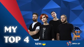 Mr12Po!nts - Top 4 (so far) - Eurovision 2021- NEW:🇺🇦