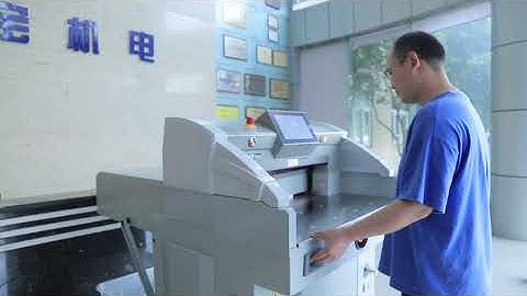 Boway Hydraulic and program paper cutting machine paper cutter BW-R6710