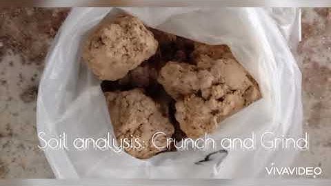 Soil analysis: How to crush and grind your air dried soil for soil chemical analysis.
