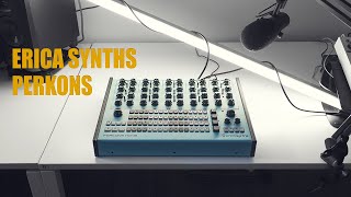 The Most Playable Drum Machine Around? Erica Synths Perkons