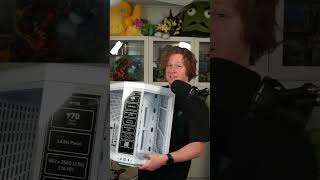 Now THATs a PC case! #HYTE #HYTEY70 #PCbuild #GamingSetup #PCgaming #CustomPC #gifted